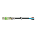 Cáp 10m có đầu nối M8 female 0° A-code 3 chân có LED 7000-08111-6301000 - HEADER