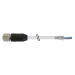 Cáp bọc chống nhiễu 25m có đầu nối M12 female A-code 7000-13201-2412500 - header