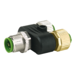 Đầu nối chuyển đổi hình T M12 male - 2x M12 female A-code 7000-41121-0000000 - header