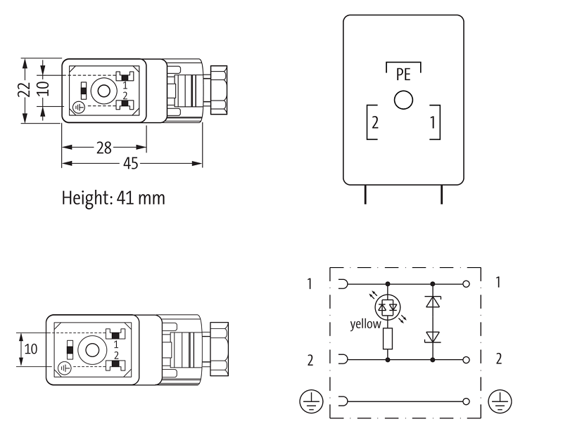 Đầu nối van Murrelektronik 7000-29561-0000000 - DETAIL