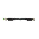 Cáp 0.3m 2 đầu nối M8 male 0° / M8 female 0° A-code 3 chân 7000-88001-6300030 - HEADER