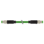 Cáp mạng bọc chống nhiễu 1.5m có 2 đầu nối M8 male 0° - M8 male 0° A-code 4 chân 7000-89701-7910150 - header