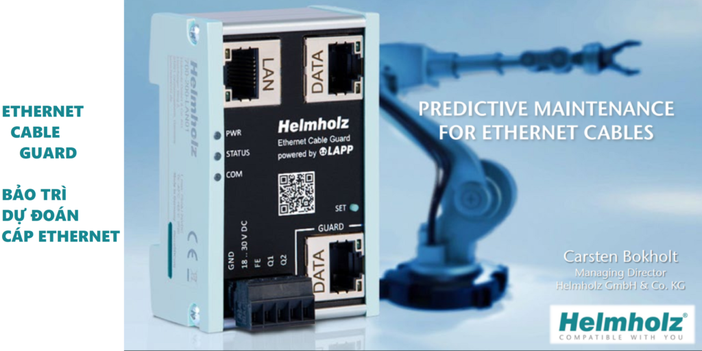 Banner-Helmholz Ethernet cable guard - Ethernet cables Predictive maintenance