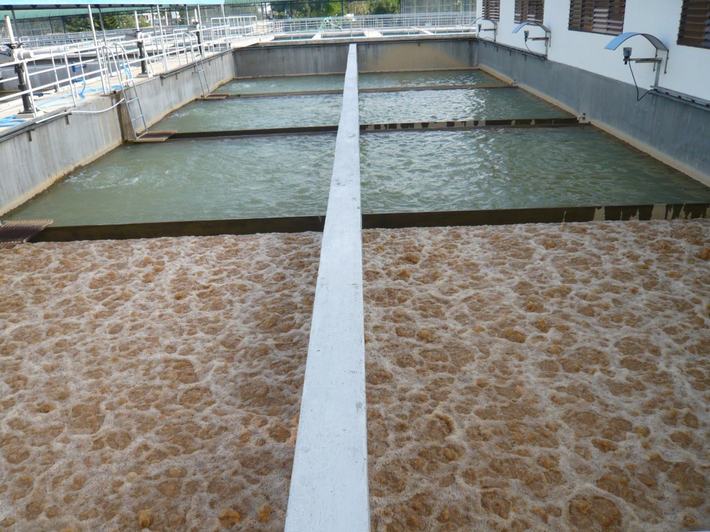 Hệ thống trạm lọc nước tự động - các bể lọc