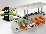 Split EMC cable entry system
