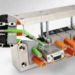 Split EMC cable entry system