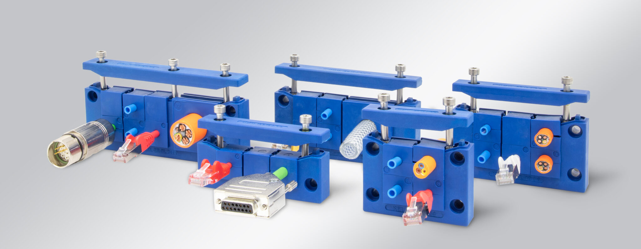 Icotek Ngõ vào cáp kiểu tách ghép (split cable entry plate) KEL-ER-BL - dãi sản phẩm