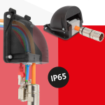 Ngõ vào cáp 90° với đệm cáp kiểu phân chia KEL-FW