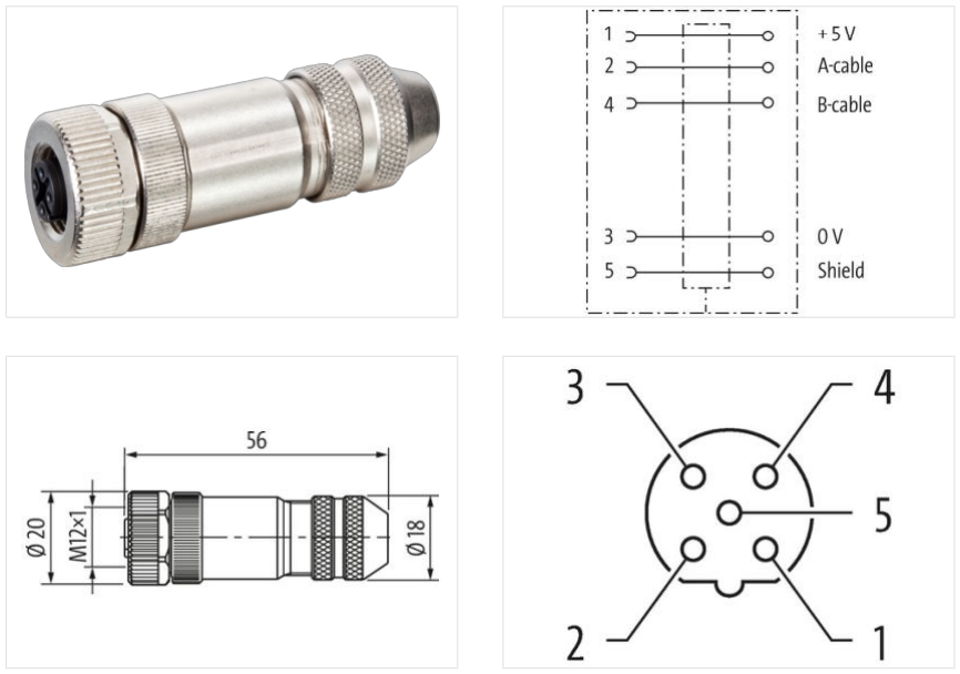 Đầu nối Murrelektronik 7000-14021-0000000 - chi tiết kỹ thuật