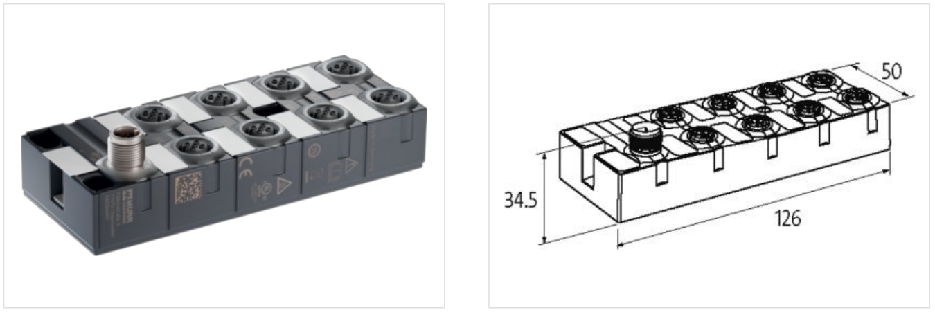 MVP12 IO-Link DIO16 Murrelektronik 59719 - body