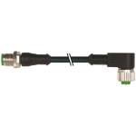 Đầu nối M12 male 0° / M12 female 90° A-cod 7000-40101-6331000 - header