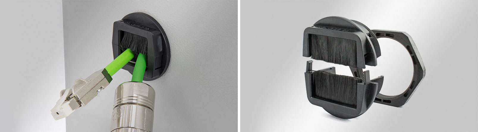 Ốc siết cáp dạng chổi chống bụi 51540 - diện mạo
