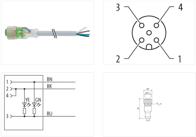 Đầu nối Murrelektronik 7000-12281-2330300 - chi tiết