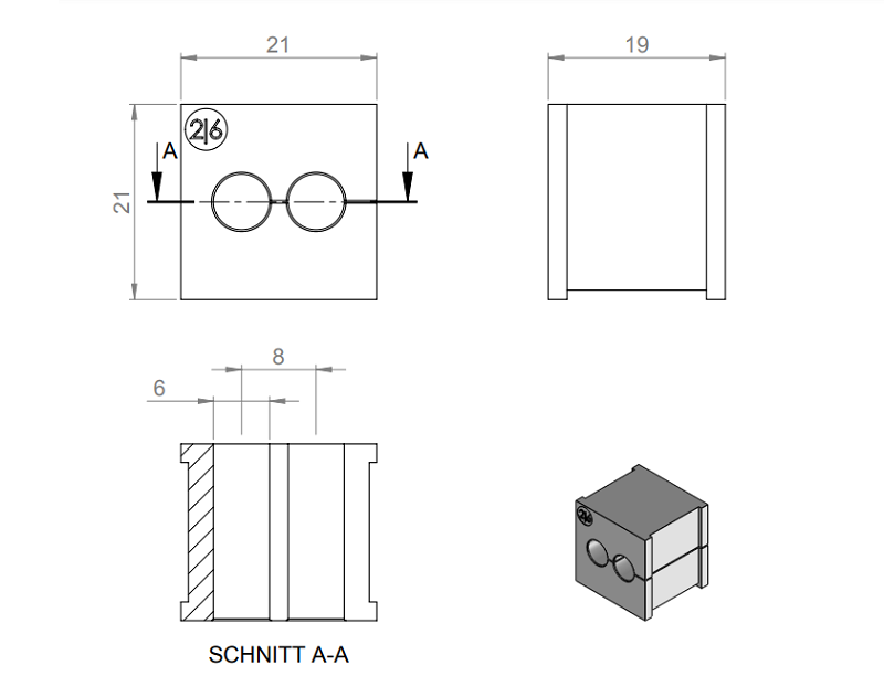 Icotek KT 2.6 41201 - chi tiết