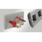 Miếng vào cáp lắp không cần ốc vít KEL-QTA 43645 - header