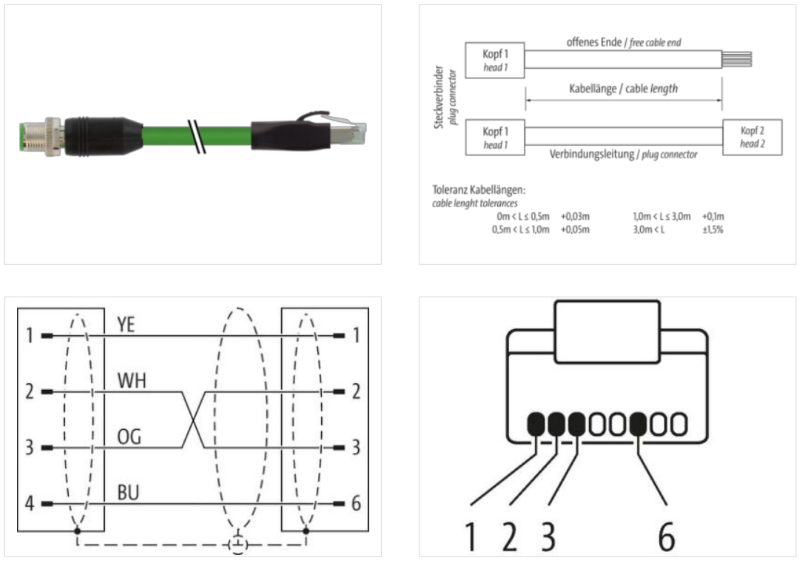 Đầu nối M12 male 7700-44711-S7V0500 Murrelektronik - detail 1