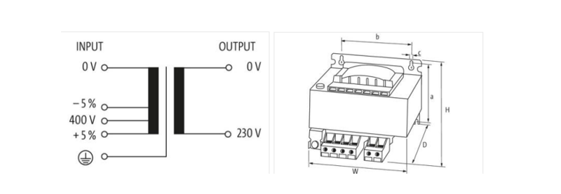 Biến áp cách ly 1 pha Murrelektronik MET 86021 - detail