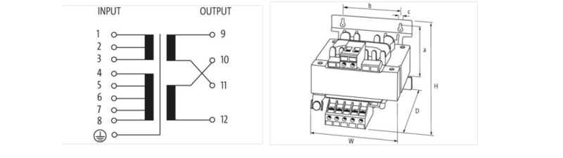 Biến áp cách ly 1 pha Murrelektronik MST 86154 - detail
