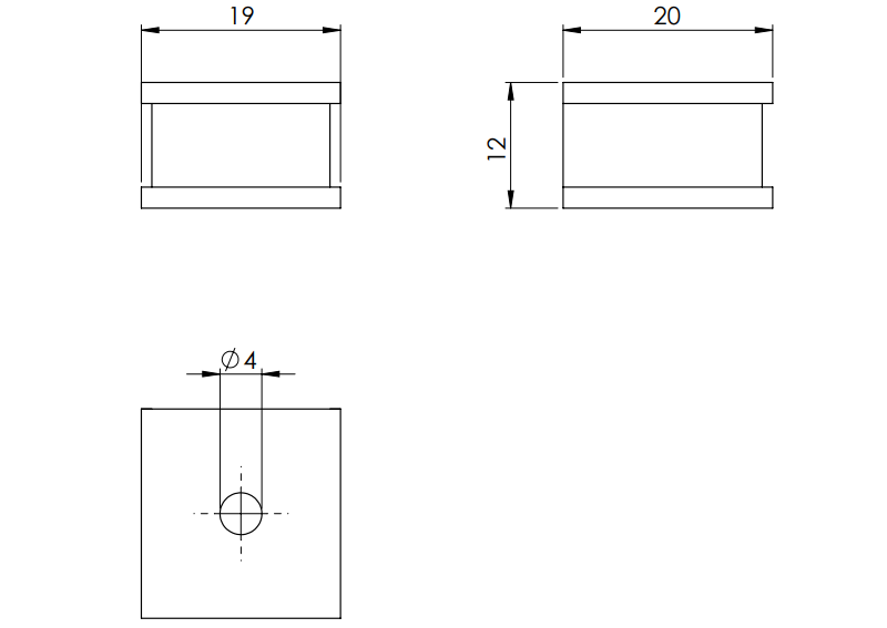 Đệm cáp có đầu nối 5 mm QT4 42504 - detail