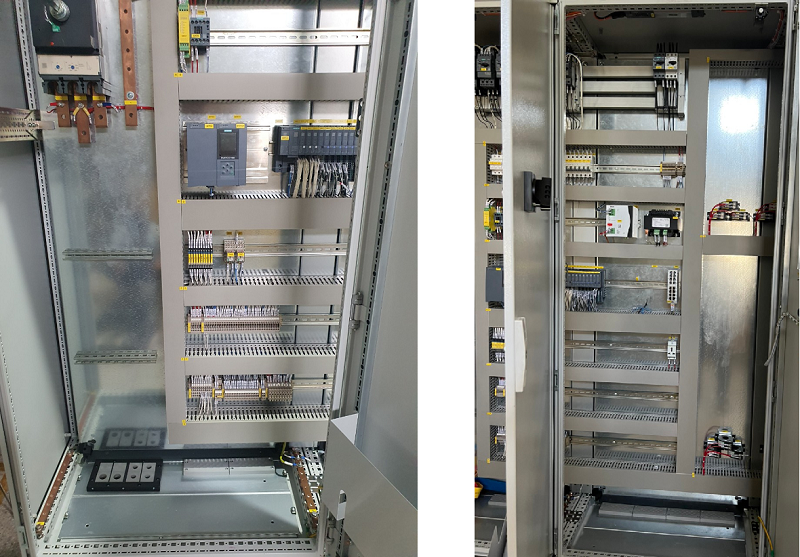Hệ thống tự động điều khiển các bơm chạy luân phiên - panel