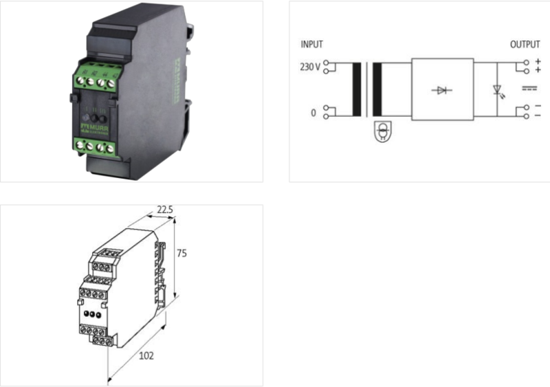 Bộ nguồn DC chỉnh lưu Murrelektronik MKN 85610 - detail