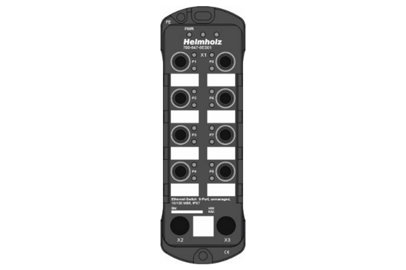 Helmholz Ethernet switch công nghiệp, unmanaged, FLEXtra IP67 700-847-8ES01 - body