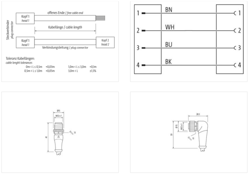 Cáp có đầu nối M12  - M12 Murrelektronik 7000-40121-6341000 - detail 2