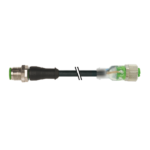 Cáp 5m có đầu nối M12 male 0° / M12 female 0° A-code 5 chân có LED 7000-40042-6350500 - HEADER