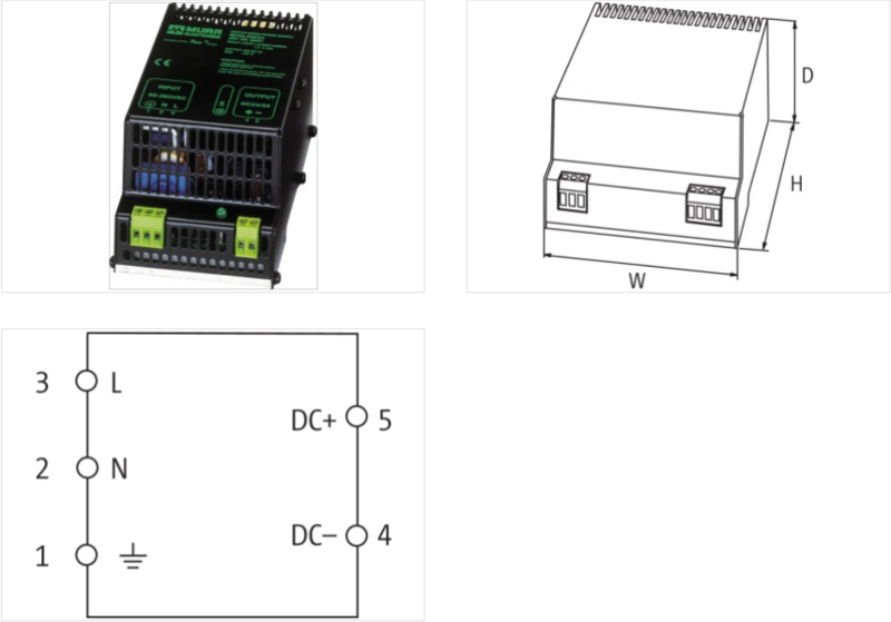Bộ nguồn 1 pha DC 24V 3A MPS 85051- detail