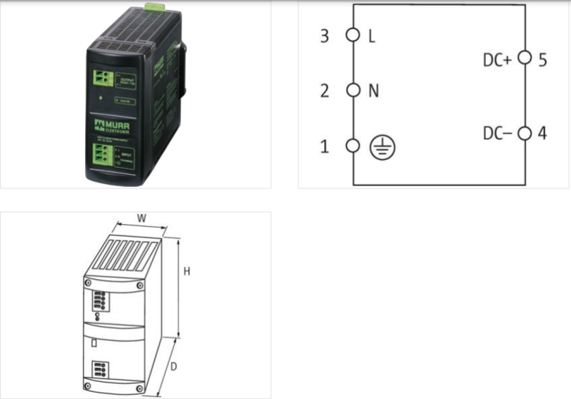 Bộ nguồn DC 24V 7.5A 1 pha MSC-B 85164- detail