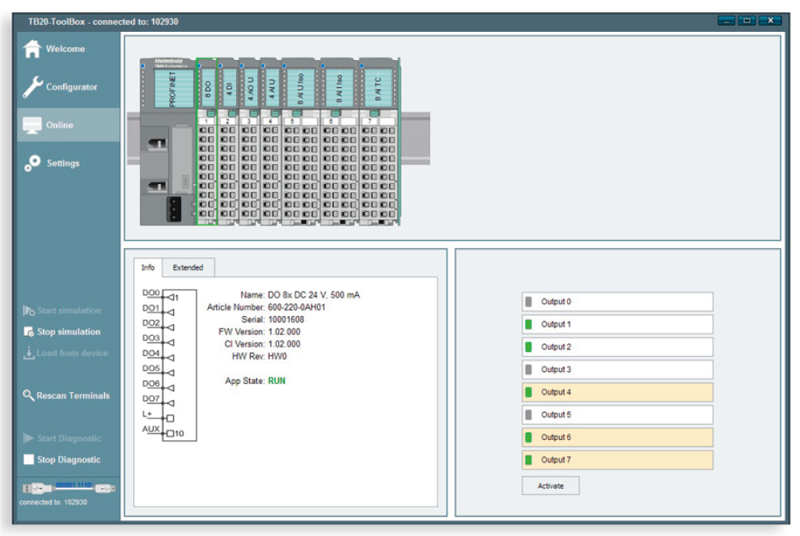 Bus coupler Profinet TB20 của Helmholz 600-180-1AA11 - CONNECTED
