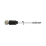 Cáp 10m bọc chống nhiễu có đầu nối M12 female 0° A-code 8 chân 7000-17121-2911000 - HEADER