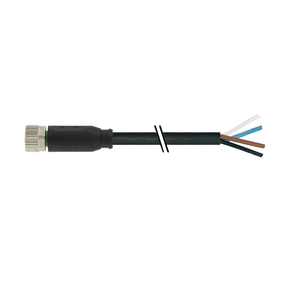 Cáp 10m có đầu nối M8 female 0° A-code 4 chân 7000-08061-6311000 - HEADER