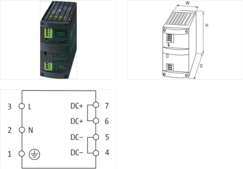 Bộ nguồn 1 pha DC 24V 10A MCS 85086 - detail