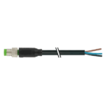 Cáp 0.5m có đầu nối M8 male A-code 3 chân 7000-08001-6300050-header