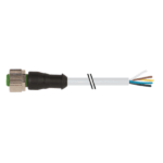 Cáp 10m có đầu nối M12 female 0° A-code 5 chân 7000-12241-2151000-header