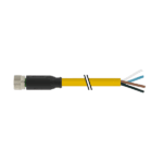 Cáp 10m có đầu nối M8 female 0° A-code 4 chân