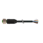 Cáp 2m có đầu nối M12 female 0° A-code 12 chân 7000-19041-7050200 - HEADER
