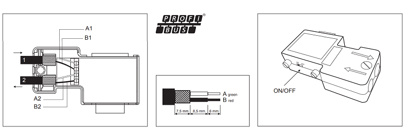 Đầu nối Profibus 90° kiểu bắt vít không có PG interface 700-972-0BA12 - detail