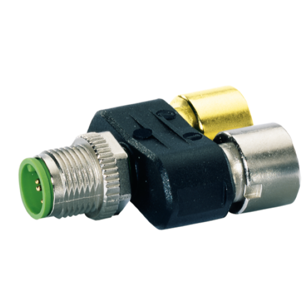 Đầu nối T-Coupler M12 male / 2x M12 female A-code 7000-41131-0000000- header