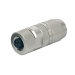 Đầu nối cáp mạng Ethernet M12 female 0° D-code