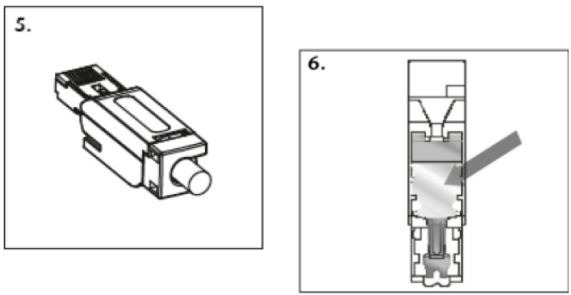 Đầu nối cáp mạng Ethernet RJ45 180° của Helmholz 700-901-1BB12 - body2