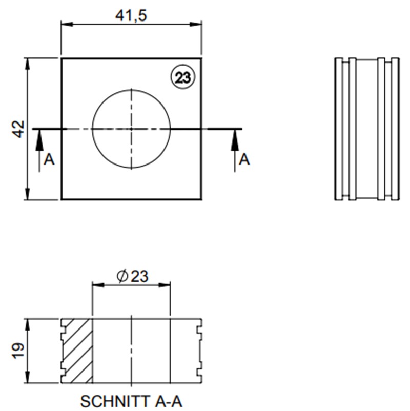Đệm cáp thoát nhiễu EMC-KT23 99482 - detail
