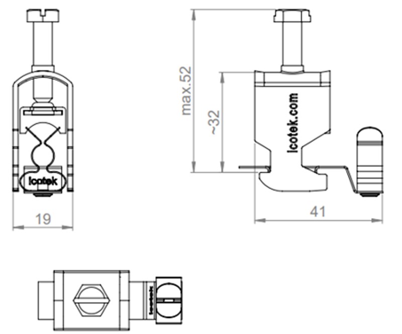 Kẹp cáp thoát nhiễu EMC lắp C-rail CC-LFC 6-13 - detail