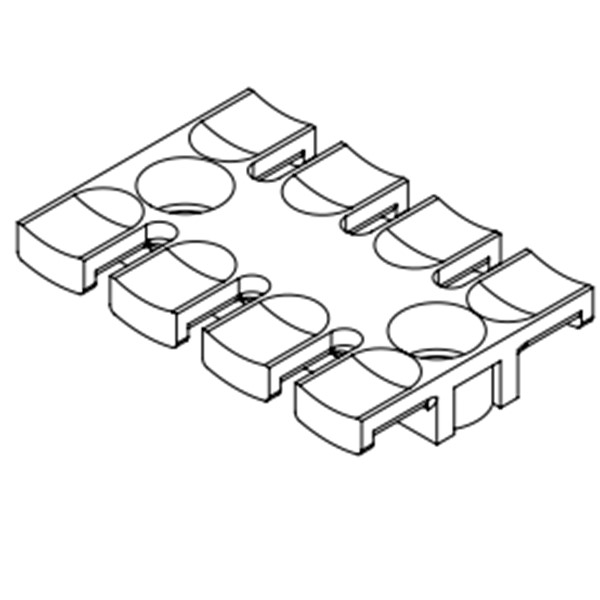 Lược giữ cố định 4 cáp ZL 32224 của Icotek HEADER