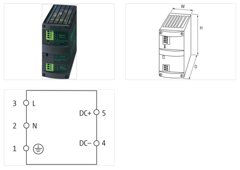 Bộ nguồn 1 pha DC 24V 5A MCS 85083 của Murrelektronik - DETAIL