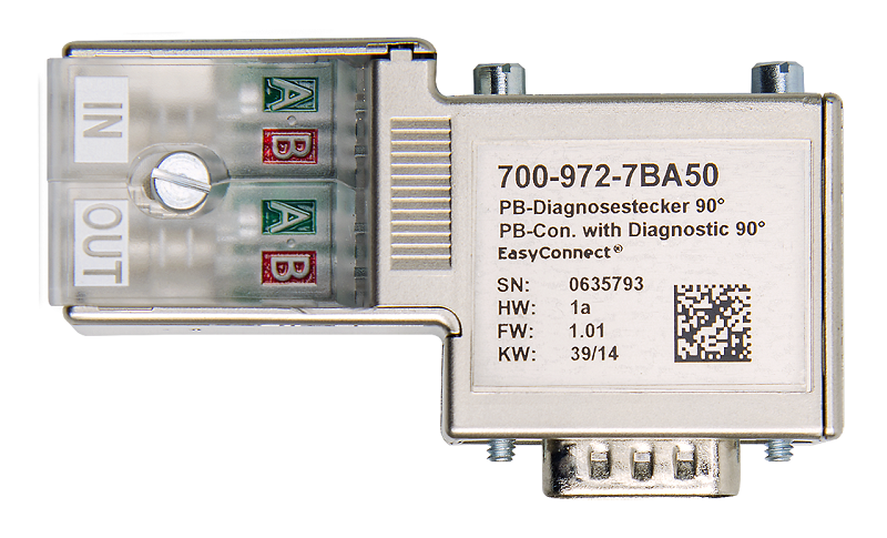 Đầu nối PROFIBUS 90° EasyConnect của Helmholz 700-972-7BA50 - interface