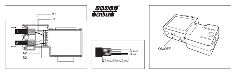 Đầu nối Profibus 90° không có PG interface 700-972-0BA12 - DETAIL