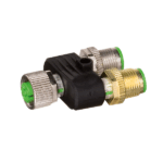 Đầu nối chia hình T M12 female / 2x M12 male A-code 7000-42721-0000000 - HEADER