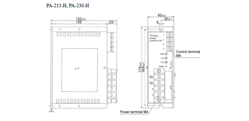 Bộ điều khiển công suất 1 pha PA-215-H - DETAIL
